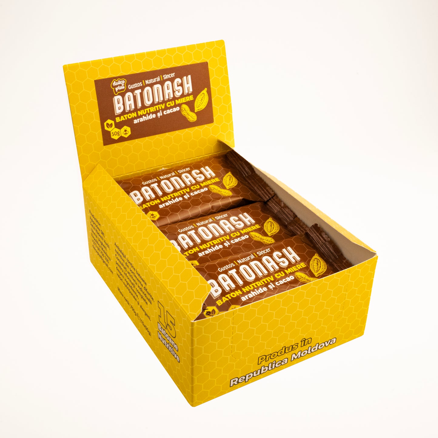 Baton nutritiv BATONASH Arahide și Cacao