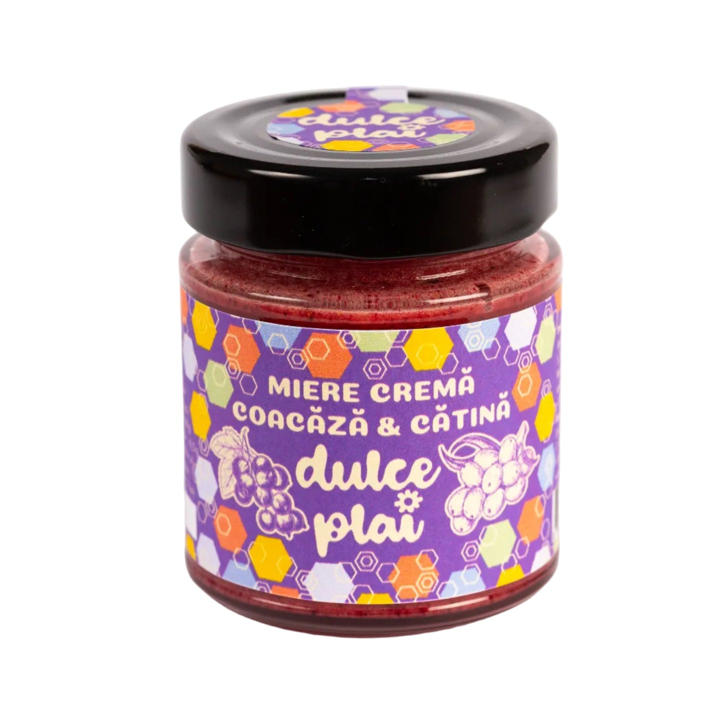 Miere-cremă Coacăză & Cătină DULCE PLAI