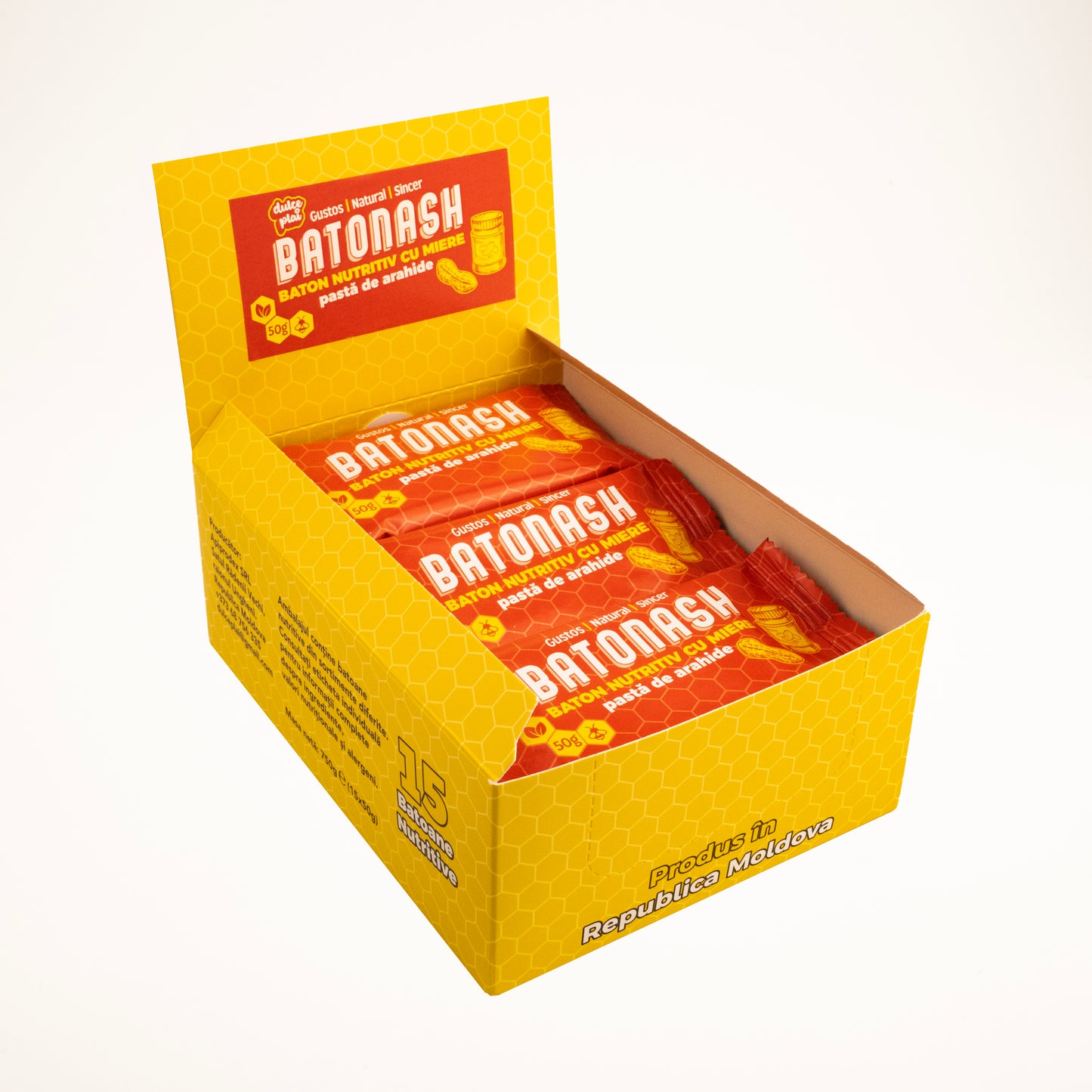 Baton nutritiv BATONASH Pasta de Arahide