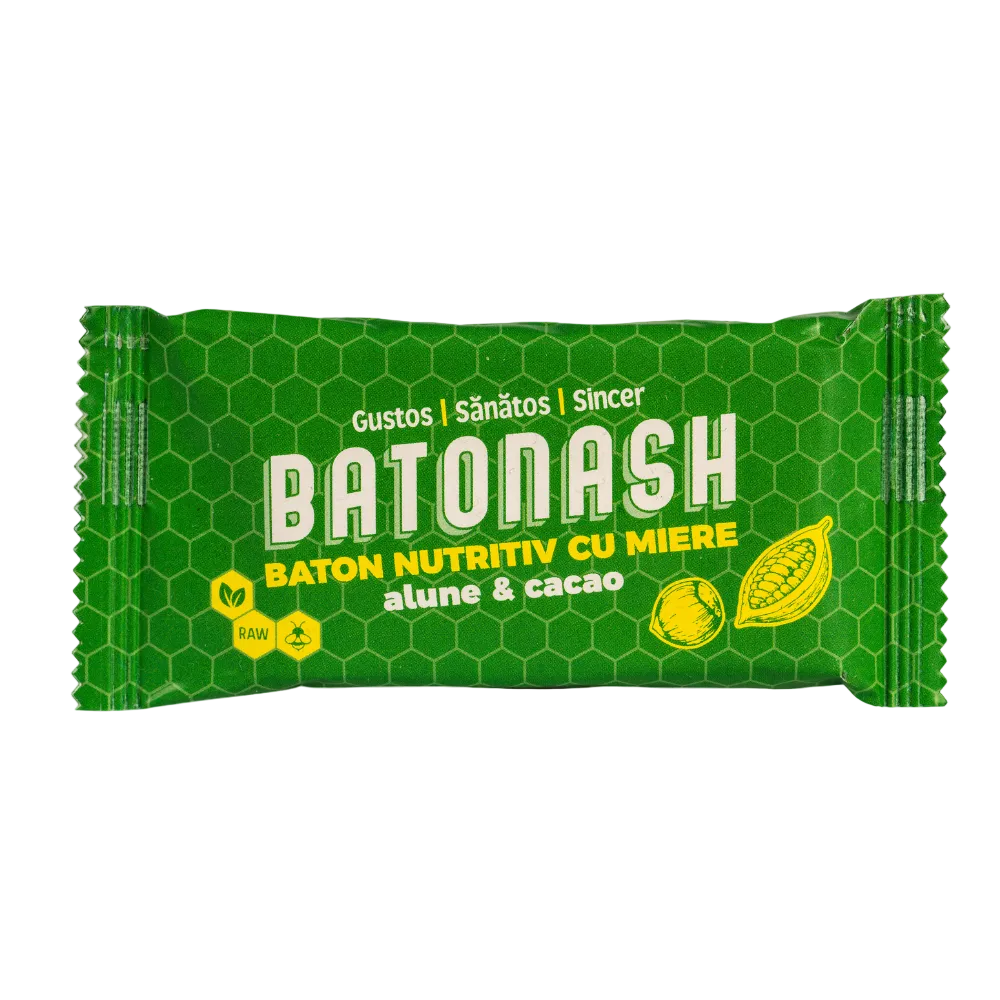 Baton nutritiv BATONASH Alune & Cacao
