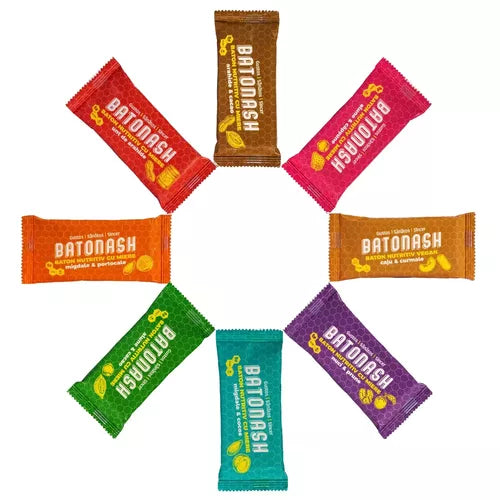 Batoane nutritive pachet de degustare BATONASH