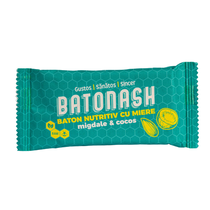 BATONASH Almond &amp; Coconut Nutritional Bar