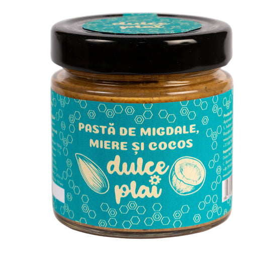Pasta de Migdale și Cocos DULCE PLAI 230g