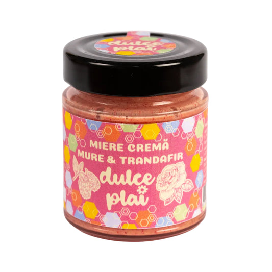 Miere-cremă Mure & Trandafir DULCE PLAI