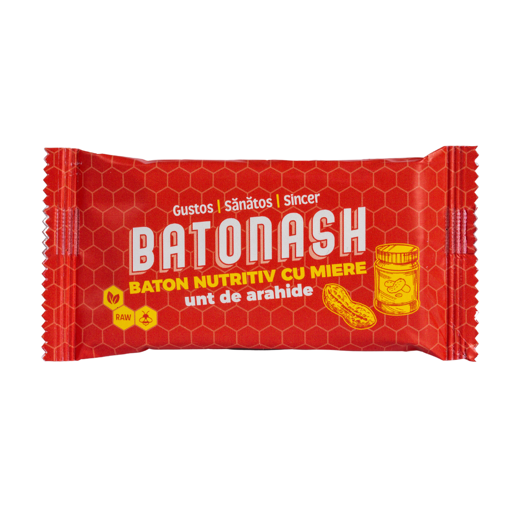 Baton nutritiv BATONASH Pasta de Arahide