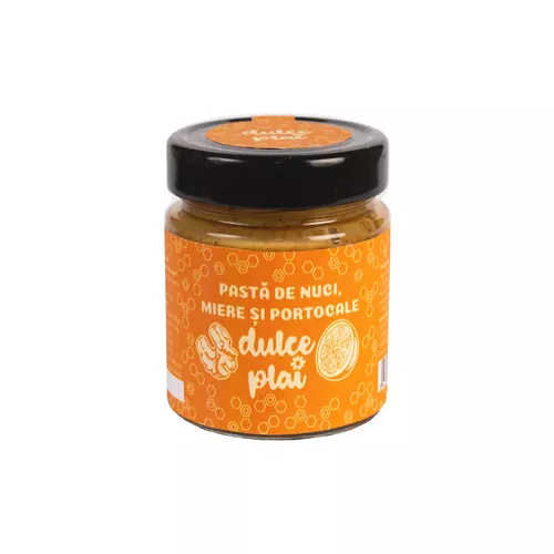 Pastă De Nuci, Miere & Portocale DULCE PLAI 230g